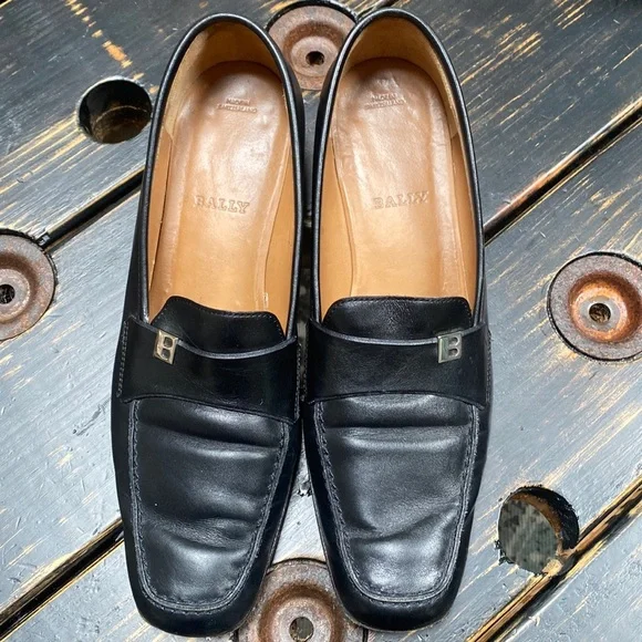 Bally | Shoes | Bally Loafers With Silver Signature Hardware  display picture 1